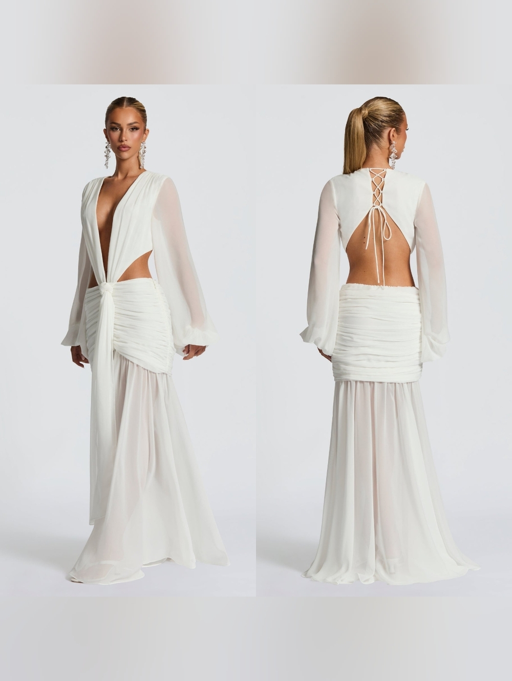 BabyBoo Andrina Maxi Dress Ivory - Picture 2 of 9